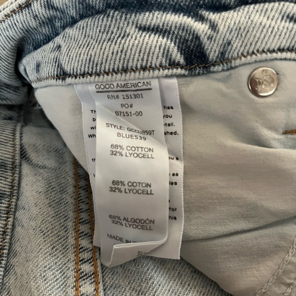 Good American Good Classic blue 539 jeans size 12 - Picture 8 of 8